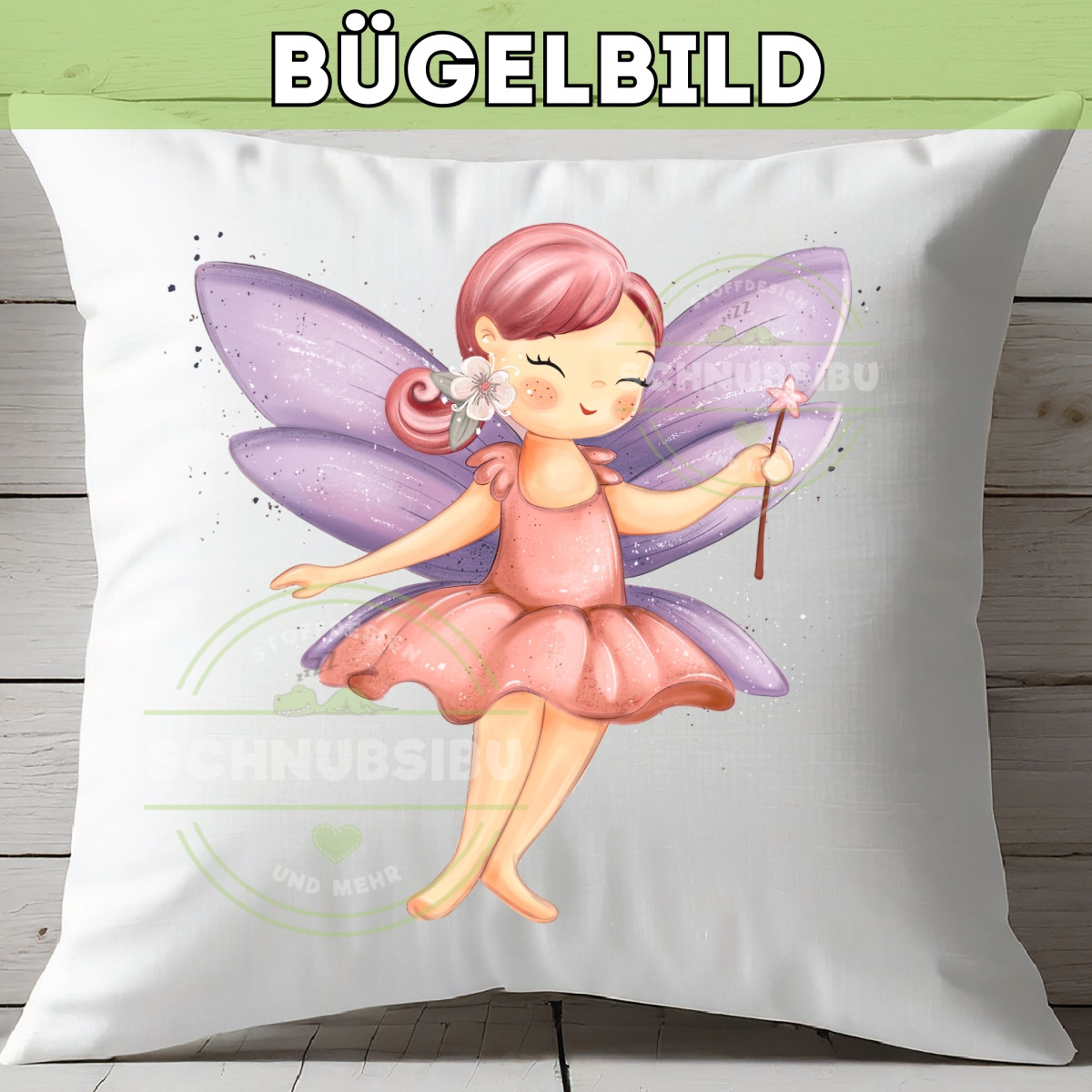 Bügelbild Feentraum